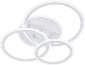 XXXLutz STROPNÉ LED SVIETIDLO, 50,50/60/12 cm - Interiérové svietidlá - 003151143501