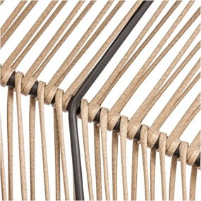 MI Ratanové kreslo HOLAND béž (LM)