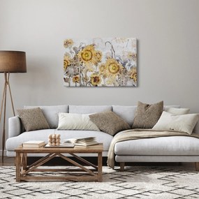 Obraz - Slnečnica v stene (90x60 cm)