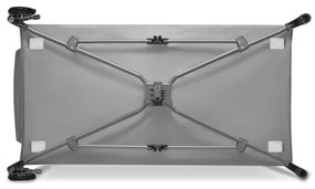 Lionelo - Cestovná postieľka STEFI PLUS sivá/biela