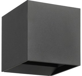 Eglo 901065-LED Vonkajšie nástenné svietidlo CALPINO 2xLED/2,8W/230V IP54 antracit