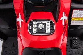 LEAN CARS S615 Červená 24V batéria Quad