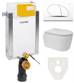 Mereo Mereo, WC komplet pre zamurovanie, MER-MM01SETRA