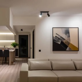 Brilagi - LED stmievané bodové svietidlo SELE 2xGU10/6,5W/230V čierne