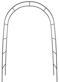 IKO Záhradný kovový oblúk, pergola na kvety  240 x 140 cm