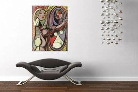 Obraz na plátne DIEVČA PRED ZRKADLOM – Pablo Picasso | rôzne rozmery