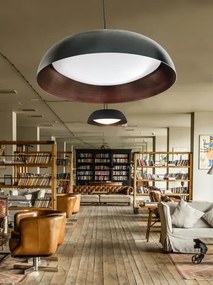 Rustikálny luster Lenox 40 SMART čierne/Co