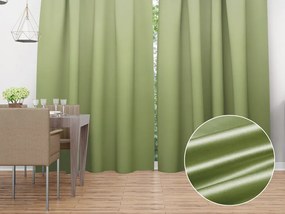 Biante Saténový záves LUX-L051 Olivovo zelený 140x140 cm