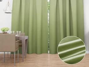 Biante Saténový záves LUX-L051 Olivovo zelený 140x140 cm