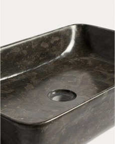 Sivé kamenné umývadlo 55x35 cm Darnen – Kave Home