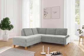 XXXLutz ROHOVÁ SEDAČKA, textil, svetlosivá Sit & More - Sedačky - 000144016168
