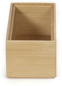 Organizér Compactor Bamboo Box, 15 x 7,5 x 6,5 cm, prírodné drevo