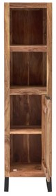 furniture-nabytek.cz - Masívna kúpeľňová skrinka Sydney z akácie, lakovaná, hnedá – 31×25×125 cm