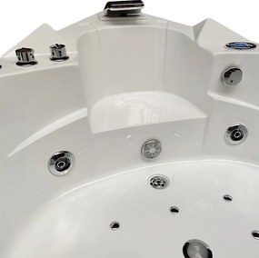BPS-koupelny Hydromasážna vírivá vaňa Orino 632 135x135