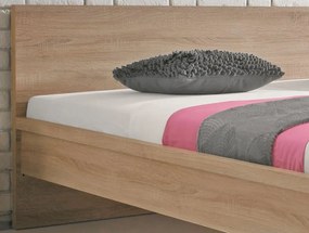 Posteľ Malmö 90x200 cm, dub Sonoma