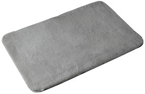 Gedy Gedy, FUZZY kúpeľňová predložka, 50x80 cm, 100% polyester, protisklz, sivá, 96FY508008