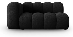 Čiernoantracitový modul pohovky (ľavý roh) Lupine – Micadoni Home