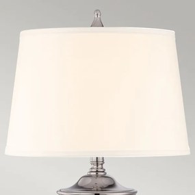 Quoizel QZ-DENNISON-PN - Stolná lampa DENNISON 1xE27/60W/230V lesklý chróm