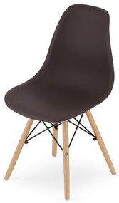 Set jedálenských stoličiek OSAKA kávové (hnedé nohy) 4ks