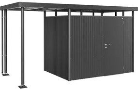 Prístrešok pre záhradný domček Biohort HighLine 2 vel. S 150x195 cm tmavo sivý metalický