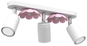 Bodové svietidlo FLOWER 3xGU10/8W/230V biela