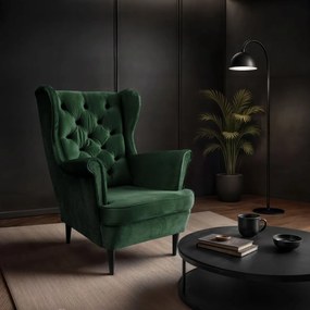 KRESLO UŠIAK BRUNO 2 CHESTERFIELD ROYAL VELVET 217