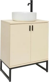 Ceramia Easy kúpeľňová skrinka s umývadlom 60x73x36 cm jasmín mat EASYUMDD10