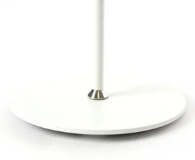 Biela stojaca LED lampa s manuálnym a diaľkovým ovládaním