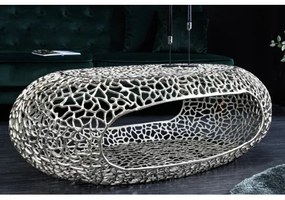 Konferenčný stôl Organic 44148 120x66cm Aluminium Silver  - Komfort-nábytok