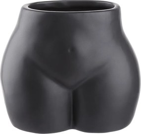 BOODY Váza/kvetináč 13 cm - čierna