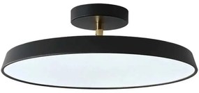 Toolight - Stropné svietidlo 50 cm 5xE27 60W APP860-C, čierna-zlatá, OSW-08956