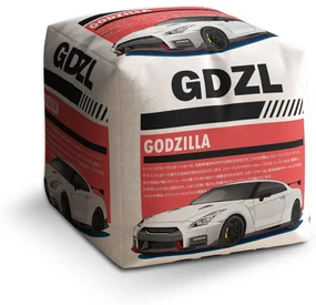 Sablio Taburet Cube Nissan GTR 35 Godzilla: 40x40x40 cm