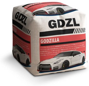 Sablio Taburet Cube Nissan GTR 35 Godzilla: 40x40x40 cm