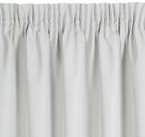 ZATEMŇOVACÍ ZÁVES (100%) NA PÁSKE SUZAN 135X270 CM STRIEBORNÁ