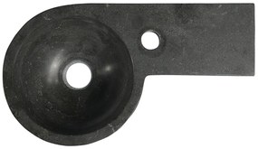 Sapho Sapho, BLOK kamenné umývadlo 40x10x23 cm, čierny Antracit, 2401-32