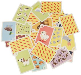 KIK MUDUKO Hra Počítam zvieratá Peter a pamäťové hracie karty 3+
