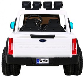 RAMIZ Elektrické autíčko - Ford Super Duty - biele -  4x45W - 12V 14Ah - 2023