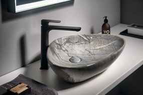 Sapho Sapho, DALMA keramické umývadlo 58,5x14x39 cm, grigio, MM213