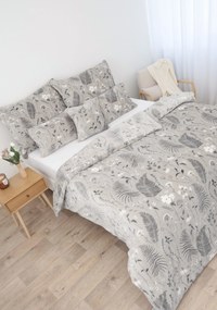 Obliečky mikroplyš Exclusive - Gloria béžová 140 × 200 cm, 70 x 90 cm