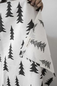 Fine Little Day Plátený obrus Gran Black 147x147 cm