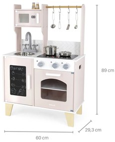 Detská drevená kuchynka Viga Pink