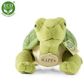 Rappa Plyšová korytnačka Agáta zelená, 25 cm ECO-FRIENDLY