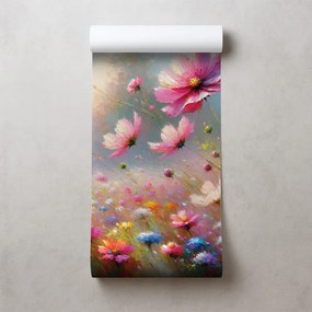 Tapeta farebné lúčne kvety v rozkvete