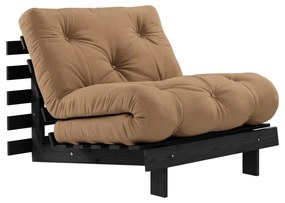 Hnedé kreslo Roots Black Night – Karup Design