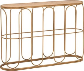 Ratanový konzolový stolík v prírodnej farbe 32x110 cm Samui – Mauro Ferretti