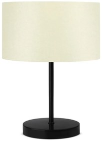 Stolná lampa Barabas krémová/čierna