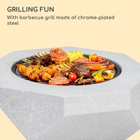 Blumfeldt Diamond, ohnisko s grilom, MgO a oceľový plášť, lapač iskier