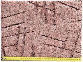ITC, Koberec metráž Nicosia 44, na mieru, šíře 3m,4m,5m, hnedá, filc, obývacia izba
