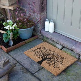 Rohožka z kokosového vlákna 40x60 cm Tree of Life – Artsy Doormats