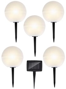SADA 5x LED Solárne svietidlo LED/3,2V multicolor